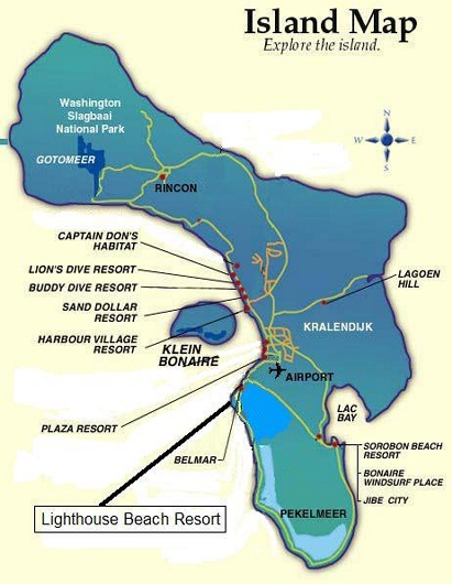 Bonaire Map & LBR Location